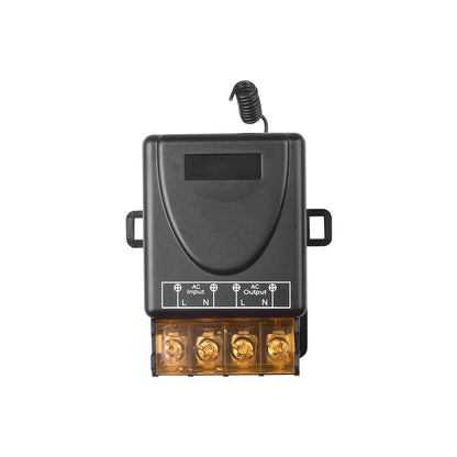 433Mhz Wireless Remote Control Switch AC 110V 220V 10A Relay 1CH Receiver Controller and 2 botton RF433 Mhz Transmitter