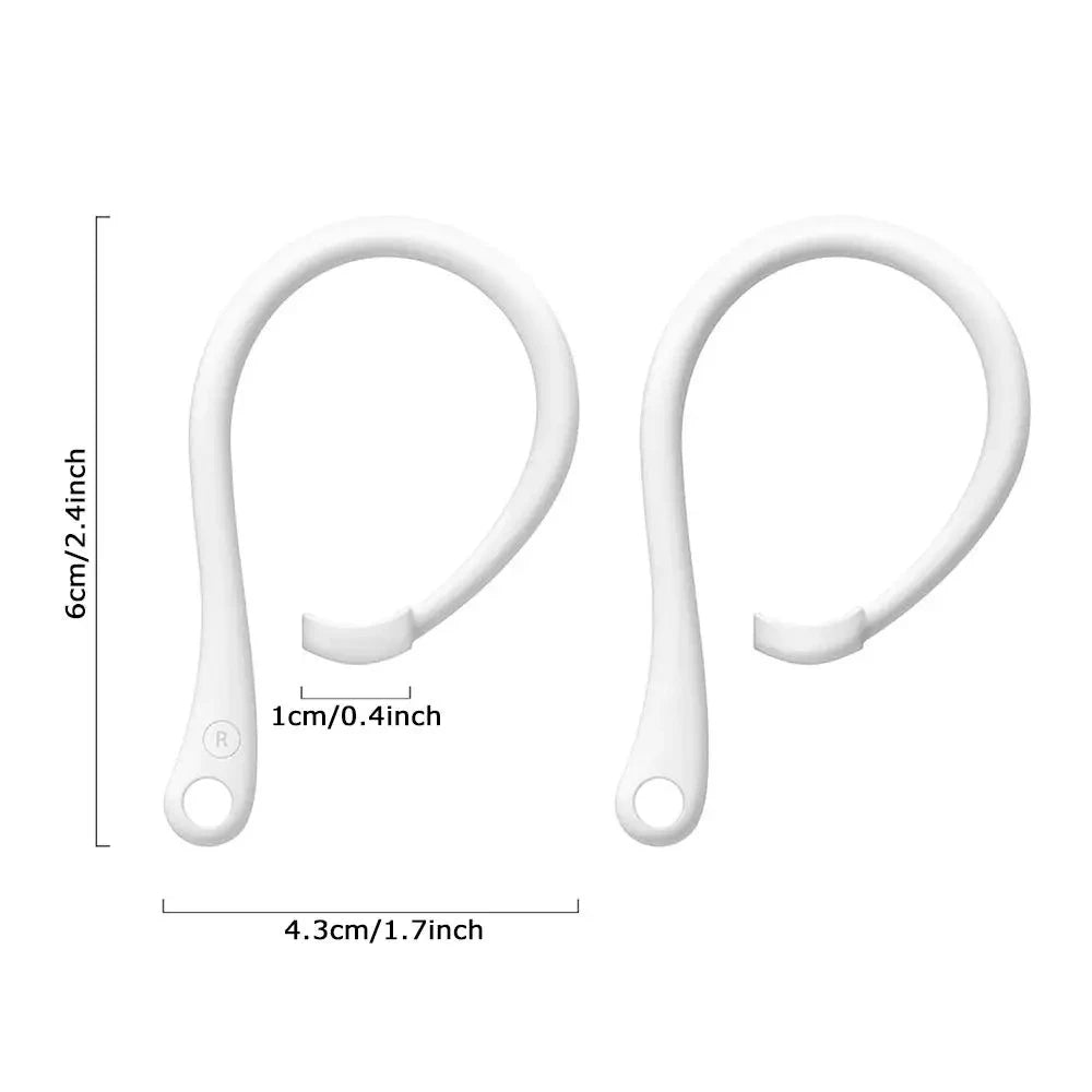 R Bluetooth Earphone Silicone Earhook For Airpods 1/2 Pro Earpods Loop Clip Headset Ear Hook Replacement Headphone Accessories