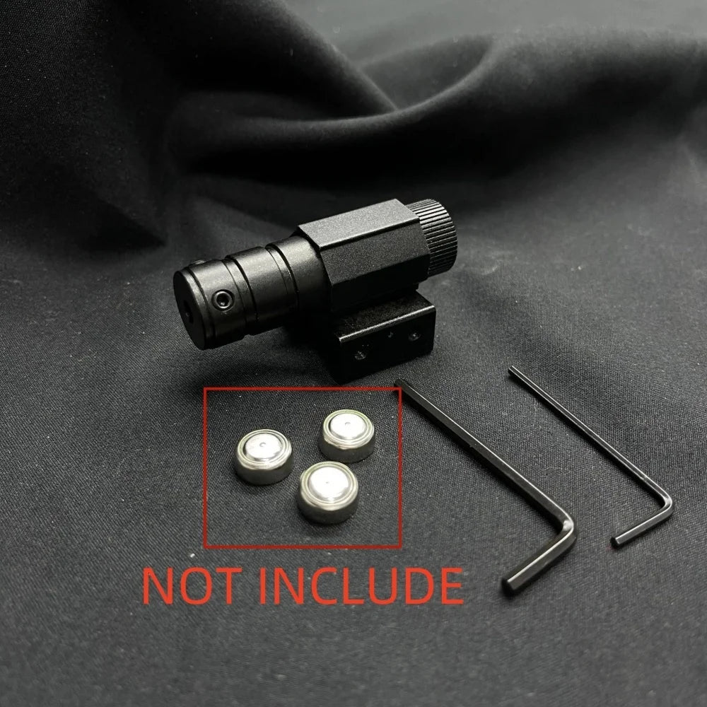 Adjustable Red Dot Positioning Pointer Universal Picatinny Mount Locator Outdoor Long Range Auxiliary Positioning Calibration