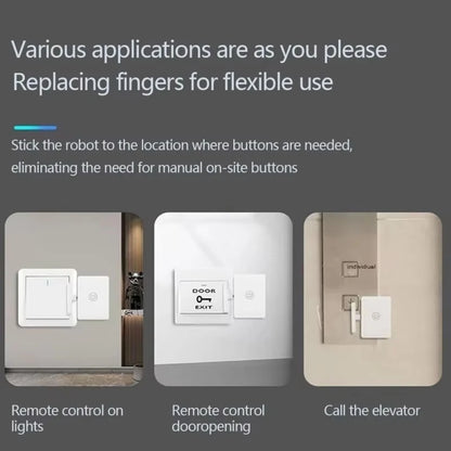 New Wireless Control Light Switch Off Tool Automatic Button Pusher Intelligent USB Rechargeable Lazy Remote Control Switch