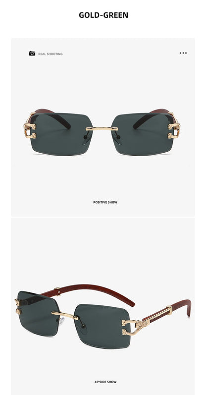 Women's Anti-UV Fashion Sunglasses Unisex Metal Luxury Brand Travel Vacation Outdoor Sports Cycling Driving Men Sun Glasses