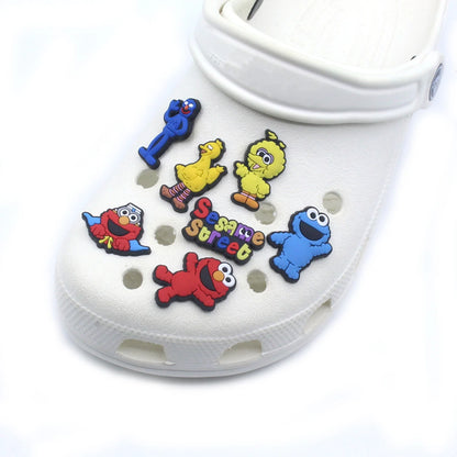 11/15/26Pcs Potdemiel Shoe Charms Cartoon Anime Slipper Shoes Accessories Decorations Clog Sandal Shoe Ornament