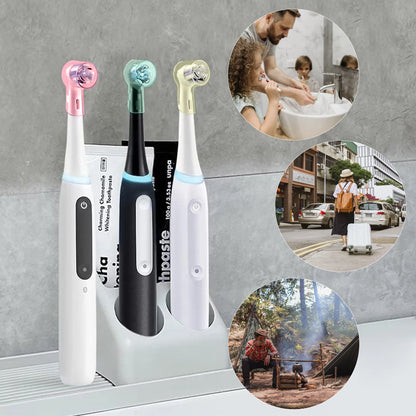 4 Pcs Compatible with Oral B iO Electric Toothbrush Heads Dustproof Covers, Protective Cover Cap for All Round Toothbrush Heads
