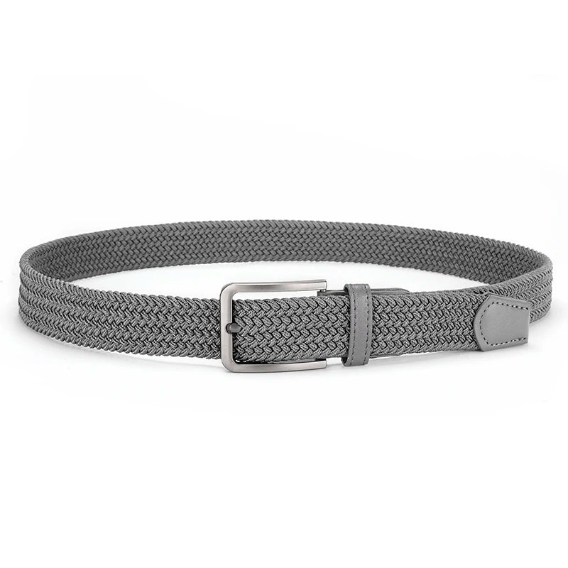 Men's Outdoor Adventure Stretch Belt Fashion Retro Casual Pants Shorts Simple Personalized Men's Tactical Belt