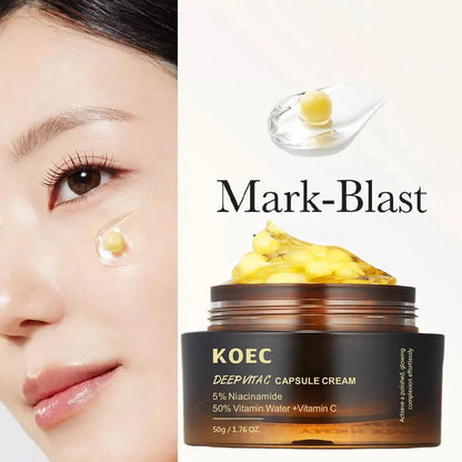 PDRN Pink Collagen Capsule Cream 5% Niachinamide VC Whitening Hydrolyzed Collagen Face Cream Moisturizing Firming Skin Care
