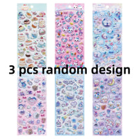 3 pcs random design