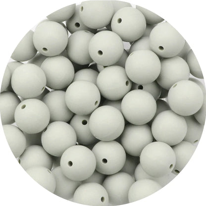 LOFCA 12mm 50pcs/lot Beads Food Grade Silicone Teether Round Beads Baby Chewable Teething Beads Silicone Teether For Diy