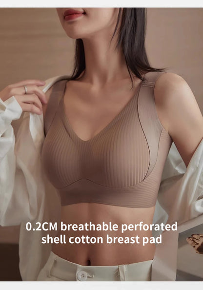 Women Maternity Bra Non Slip Shoulder Strap Bralette Simple and Casual No Underwire Padded Full Cup Size Adjustable Underwear