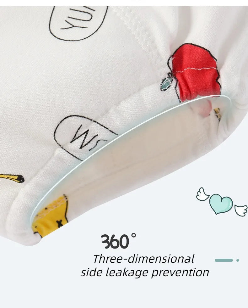 Training Pants Underwear Washable Diaper Pocket Learn Pants Baby Diaper Breathable Diaper Pocket Baby Summer