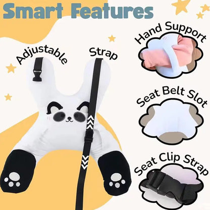 1PCS Cute Car Neck Pillow Safety Sleep Prevent Leaning Head Back Car Sleeping Neck Head Support Comfort Travel Pillow
