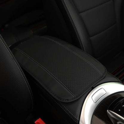 1 PU Comfortable Embossed Waterproof Anti-fouling Car Armrest Cushion Central Control Cushion Automotive Supplies