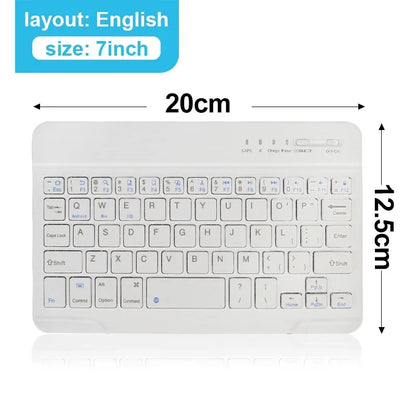 Bluetooth 5.1 Keyboard Wireless Mini Keyboard 200mAh Rechargeable Keyboard Gaming Keyboard for Laptop Tablet Android iOS Windows