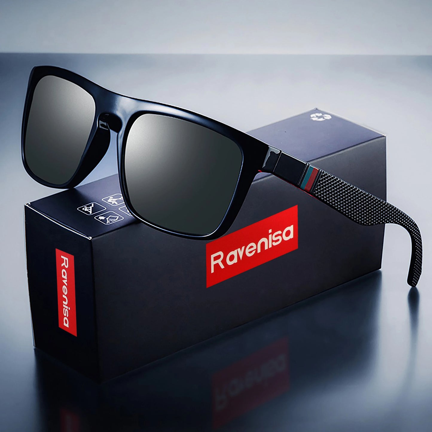 Fashion Square Vintage Polarized Sunglasses Men Women Retro Driving Fishing  Sun Glasses UV400 Eyewear