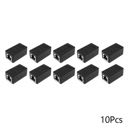 1/5/10/20pcs RJ45 Coupler Ethernet Cable Coupler LAN Connector Cat7 Cat6 Cat5e Ethernet Cable Extender Adapter Female to Female