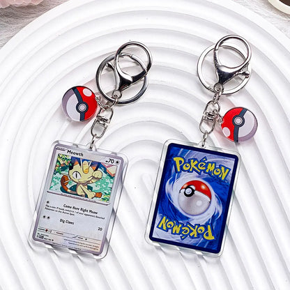 Pokémon Characters Pikachu Bulbasaur Jigglypuff Acrylic Keychain Bag Charms Accessories Backpack Pendant Key Holder Friend Gifts