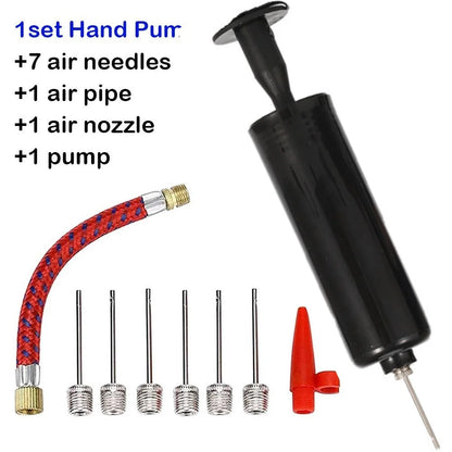 Portable Hand Air Balls Pump Inflator Inflatable Kit with Needle for Soccer Basketball Football Volleyball Balls And Bicycles