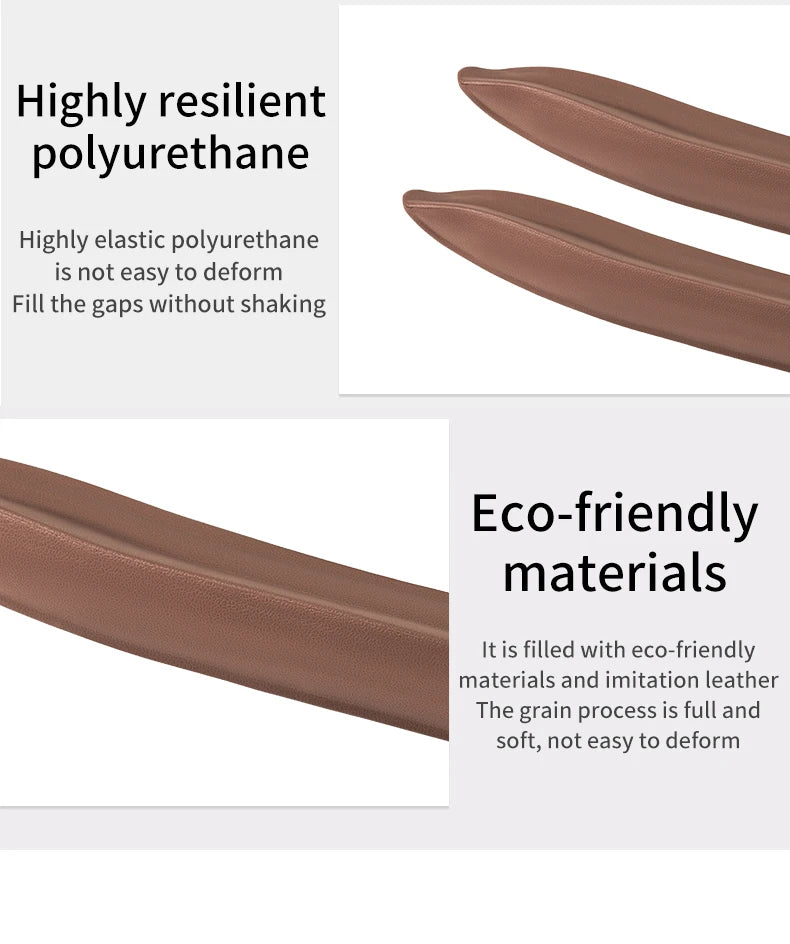 Plug-In Car Seat Gap Filler Elastic EVA Car Seat Crevice Filling Strip Universal Seat Blocker Prevent Dropping Car Accessories