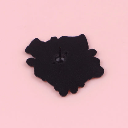 Gengar Cute Metal Enamel Pin Brooches Bag Lapel Pins Cartoon Badges on Backpack Accessories Decorative Jewelry Gifts