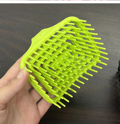 WANMEI Scalp Massage Shampoo Brush - Deep Cleansing & Exfoliation, TPEE Hollow Design, Easy Hair Care