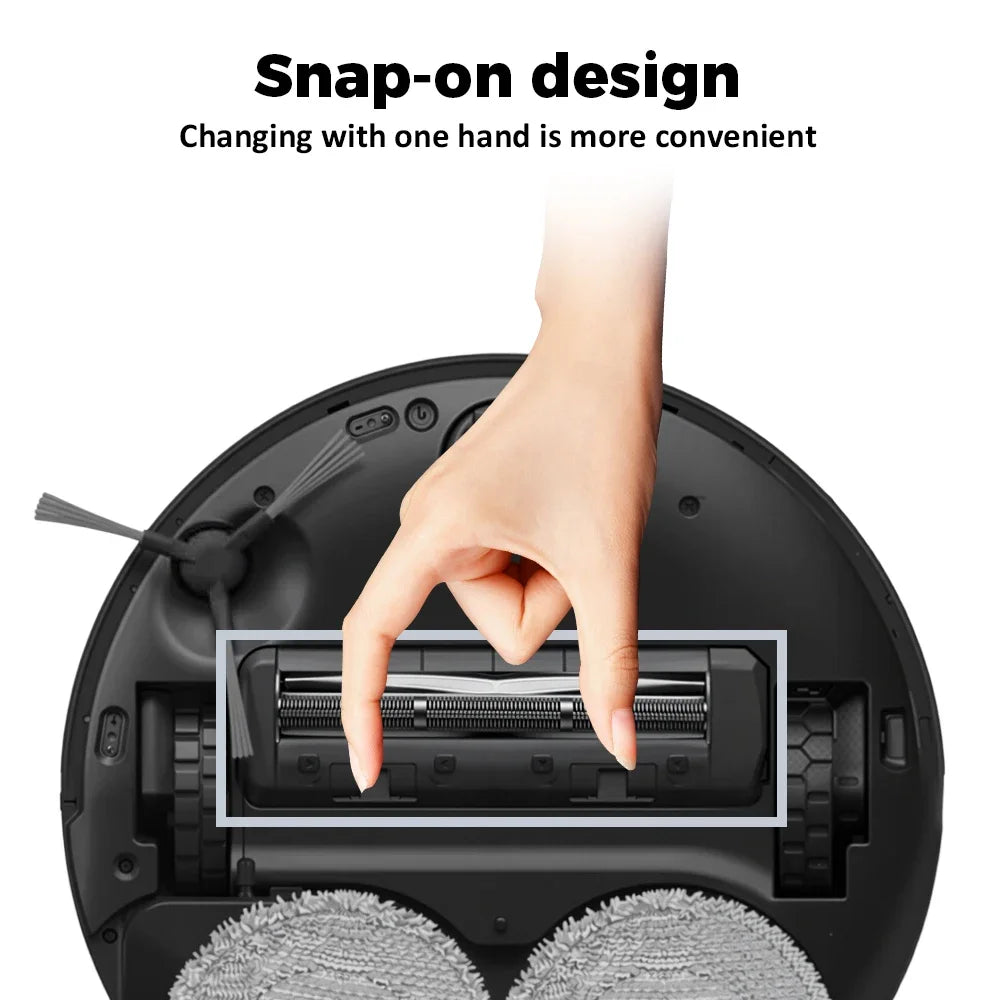 Main Rolling Brush Cover For Dreame X40 X40 Pro X40Ultra D20 Ultra S30 X30 X30 Ultra X30Pro Robot Vacuum Rubber Brush Cover Part
