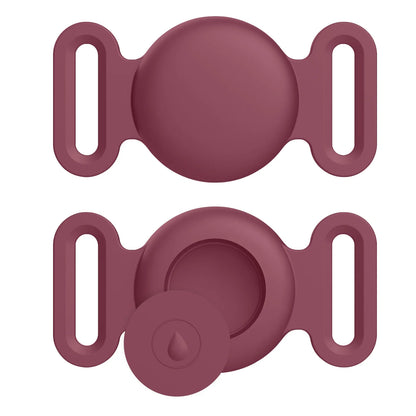 Waterproof Silicone Cover For Apple Airtag Case Double Ear Dog Cat Collar GPS Finder Protective Cases For Apple Air Tag Tracker