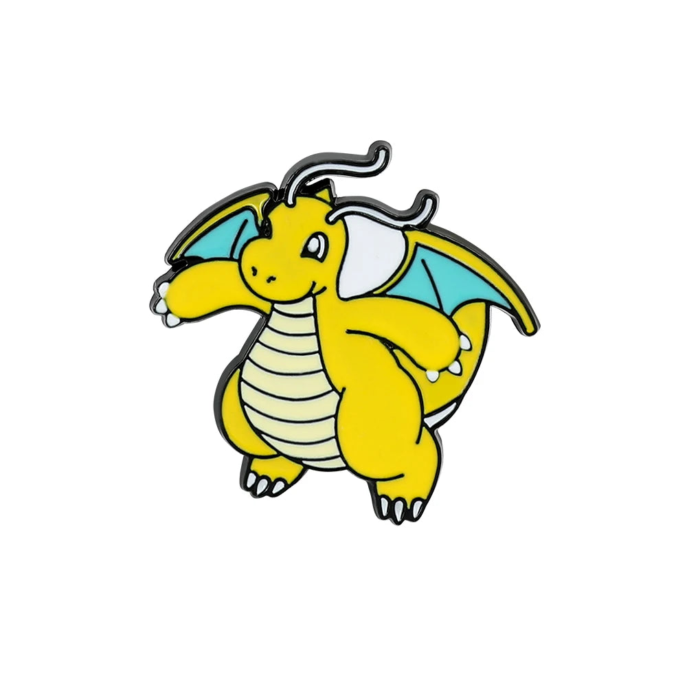 Pokemon Pikachu Game Console Enamel Pins Badges Brooches Japanese Anime Squirtle Funny Punk Denim Jacket Badge Lapel Pin Friend