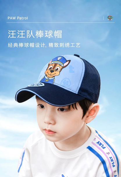 Genuine Paw Patrol Kids Baseball Cap Embroidery Children Girls Boys Sun Hat Spring Summer Outdoor Adjustable Visor Baby Cap