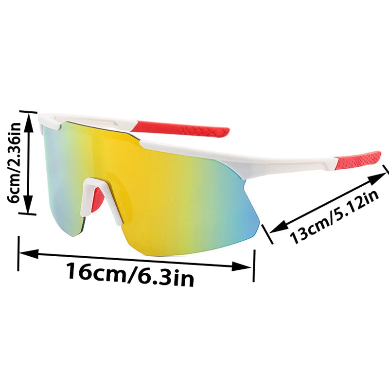 1/2/8pcsPolarized Cycling Sunglasses Outdoor Sport Cycling Riding Running Skiing Goggle Windproof Fishing Eyewear for Men Women