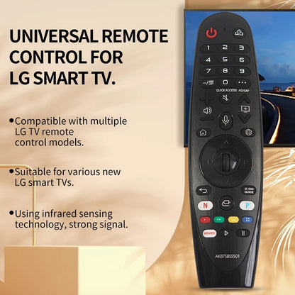 Universal Remote Control Replacement for All LG TV Models Simple Design, No voice function