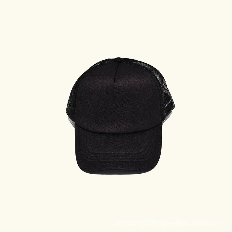 Customized Printed Logo Unisex Cap Casual Plain  Baseball Cap Adjustable Snapback Hats Hip Hop Trucker Cap