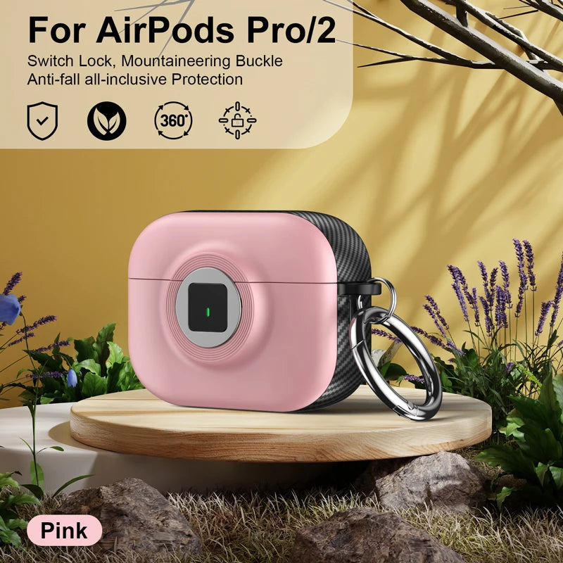 Magnetic Headphone Case for Airpods 4 pro 3 2 1 with Secure Lock Wireless Charging Compatible with Camera Series