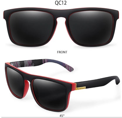 LOISRUBY Brand Polarized Cycling Sunglasses Men Car Driving Color Changing Bike Motorcycle Square Frame Hinking Festival
