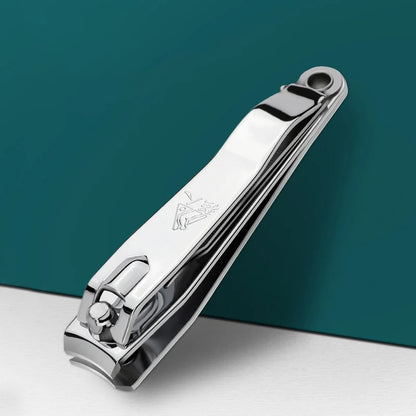 Nail Clippers Stainless Steel Sharpest Nail Cutter Duty Curved Edge for Adult Men Women Swing Out Nail Cleaner/File