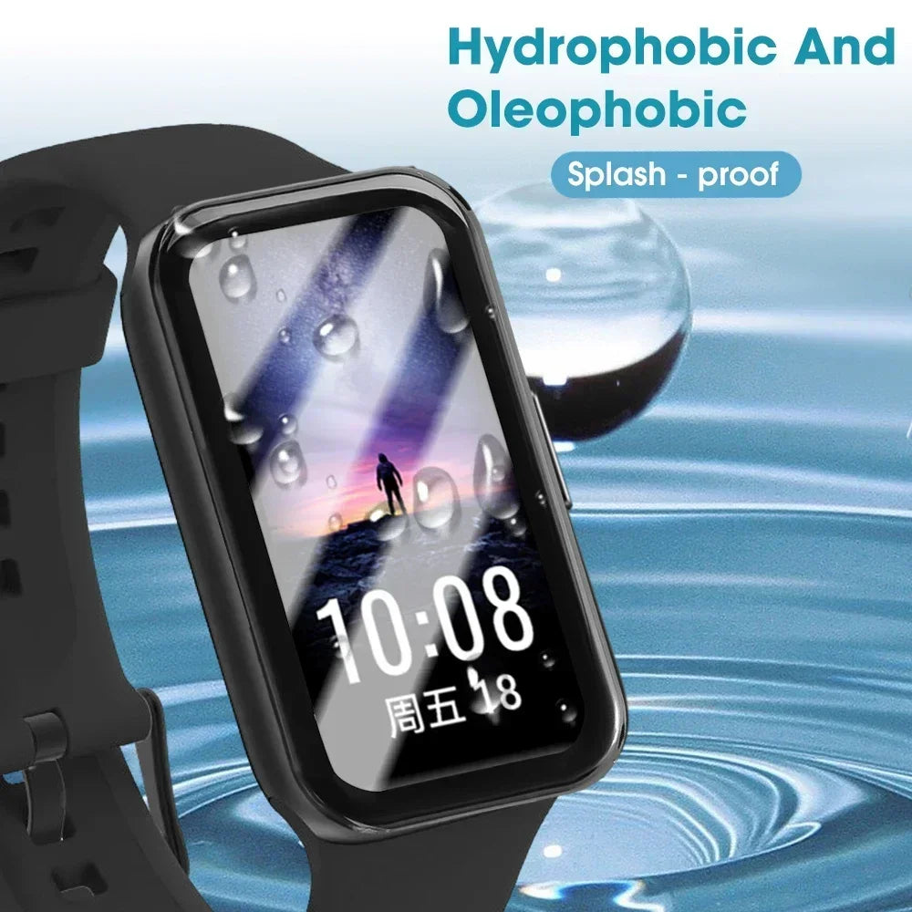 Curved Film for Xiaomi Mi Band8 Active Screen Protector Anti-scratch Full Cover Protective Film for Mi Band 9 Active Not Glass