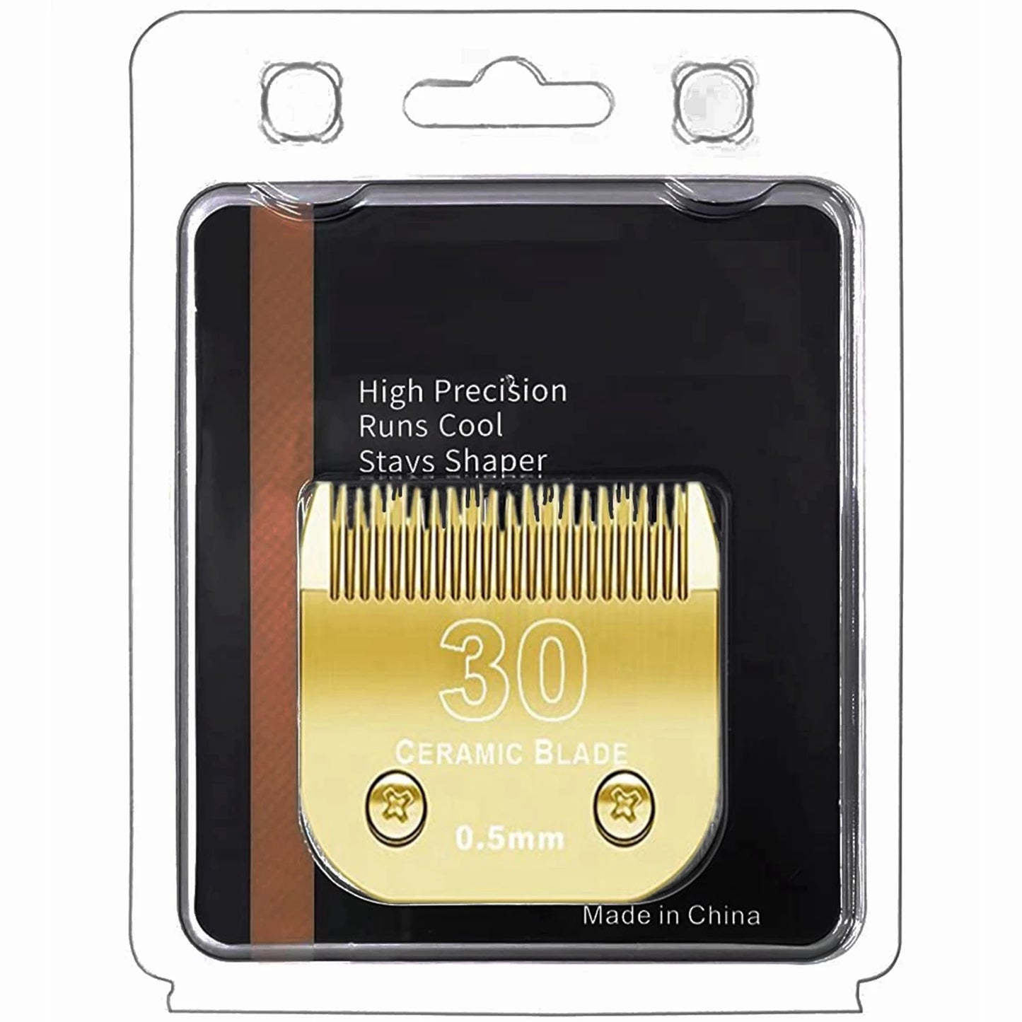 Replacement Detachable Pet Dog Clipper Ceramic Blades Set Compatible with Andis,Oster A5,Wahl KM10 Series Clippers