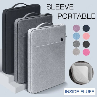 Laptop Bag Notebook Case Sleeve Cover For Apple Macbook Pro Air Xiaomi Huawei HP Dell Lenovo 11" 14" 15.6 Inch Computer Handbag