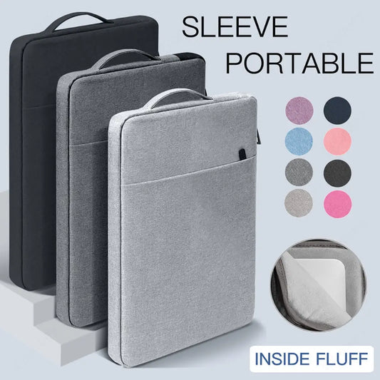 Laptop Bag Notebook Case Sleeve Cover For Apple Macbook Pro Air Xiaomi Huawei HP Dell Lenovo 11" 14" 15.6 Inch Computer Handbag
