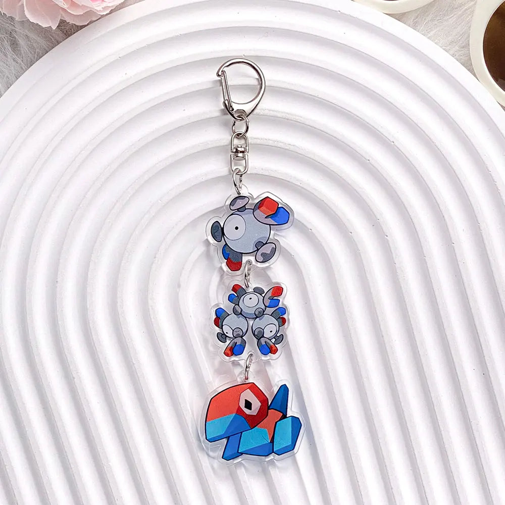 Pokémon Characters Pikachu Bulbasaur Jigglypuff Acrylic Keychain Bag Charms Accessories Backpack Pendant Key Holder Friend Gifts