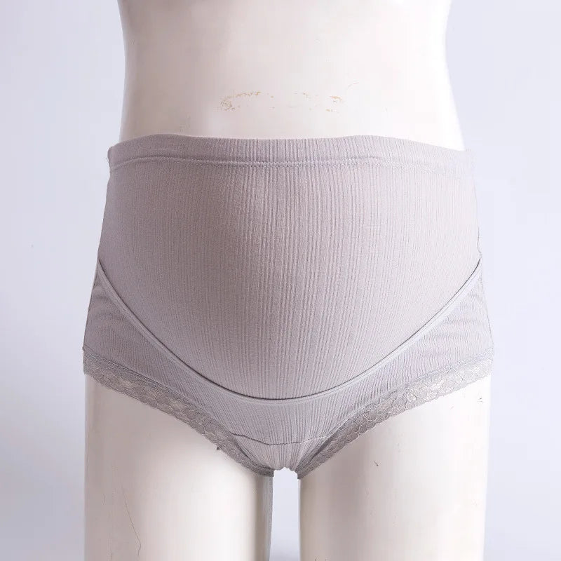 Pure Cotton Comfortable Traceless Underwear For Pregnant Women With High Waist and Adjustable Belly Support During Pregnancy