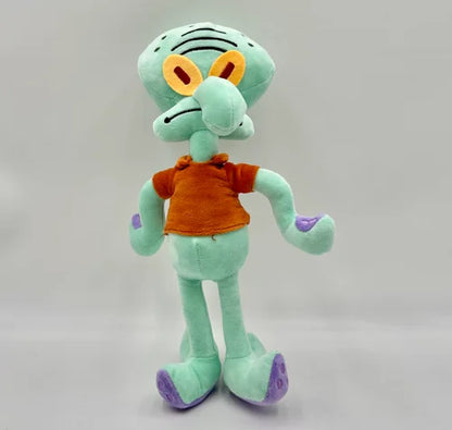 Anime Plushie Doll Spongebob Peluches Doll Squarepants Patrick Star Squidward Eugene Krabs Gary Kawaii Cartoon Stuffed Plush Toy