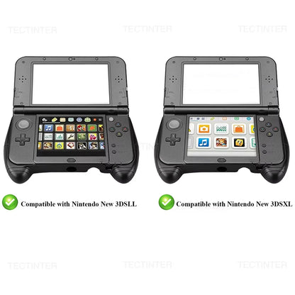 Protective Cover Holder Game Controller Case Plastic Hand Grip Handle Stand Compatible Nintendo New 3DS XL LL  (New version)