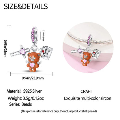 925 Sterling Silver Tailor Sewing Machine Telephone Alarm Clock Charms Pendants Fit 925 Original Bracelets DIY Jewelry