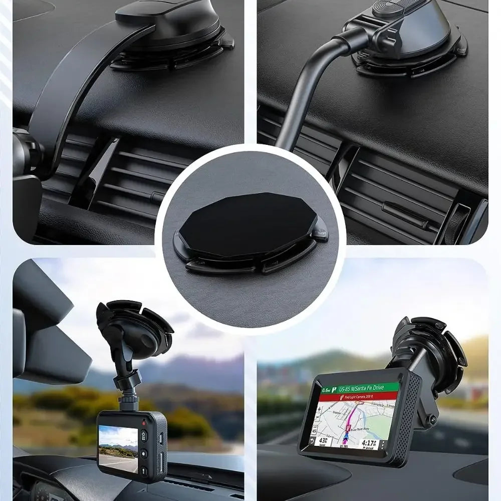Dashboard Mounting Pad Disc for Suction Cup Car Phone Mount Adhesive Sticky Phone Holder Disc for Curve Car Dashboard