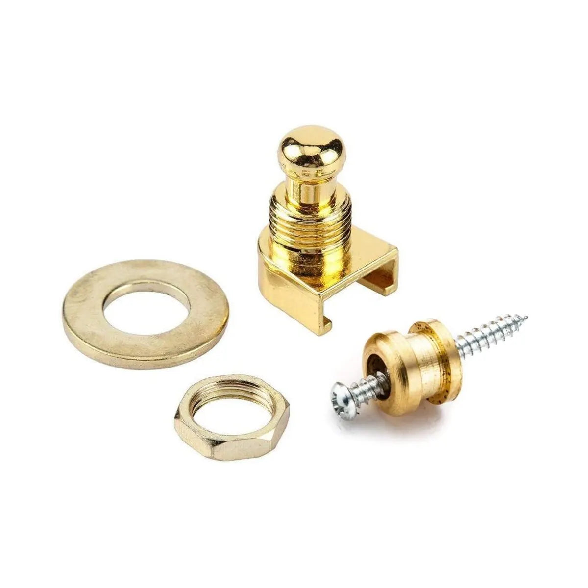 Guitar Strap Buttons Pins 1\2\4PCS 3 Color For Choose Premium Guitar Strap Locks Metal Security Strap Buttons Metal End Pins