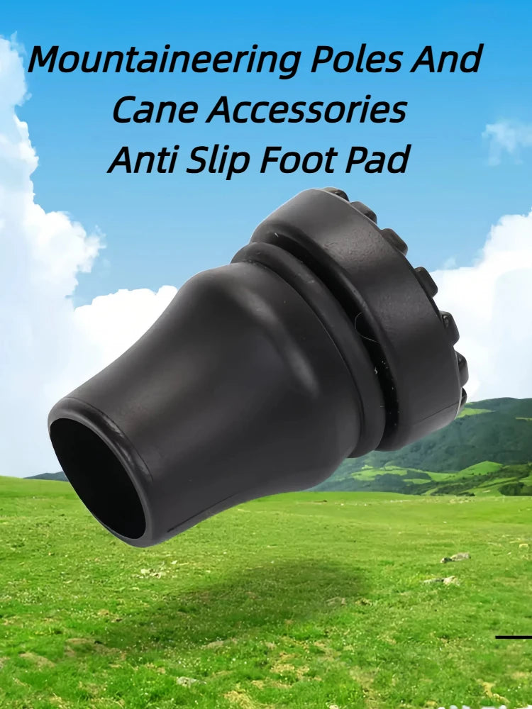 4Pcs 16-22mm Anti Slip Rubber Pads Cover Canes, Crutches, Bottom Pads, Protective Covers, Climbing And Hiking Poles, Tips