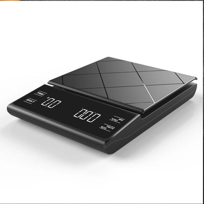 3kg/0.1g Coffee Scale with Timer Kitchen Tools Digital Multifunction Weighing Scale Pour Over Drip Espresso Scale LCD Display
