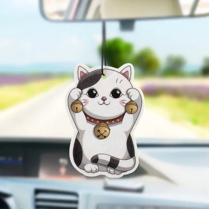 6Pcs Air Freshener Car Perfume Natural Scented Paper Auto Hanging Decoration fragrant tablets Aromatherapy Accessories Interior