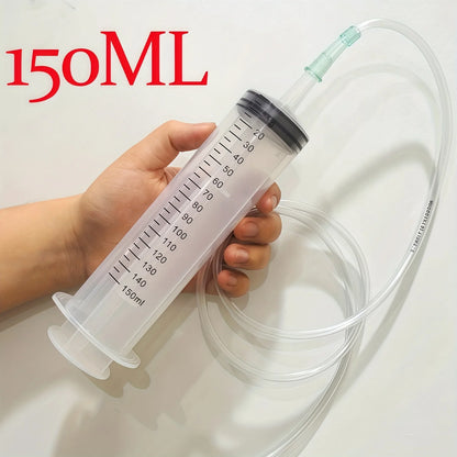1 set of syringe type water suction/injection dual-use automotive tools, which can be used to suction/inject engine oil/gasoline