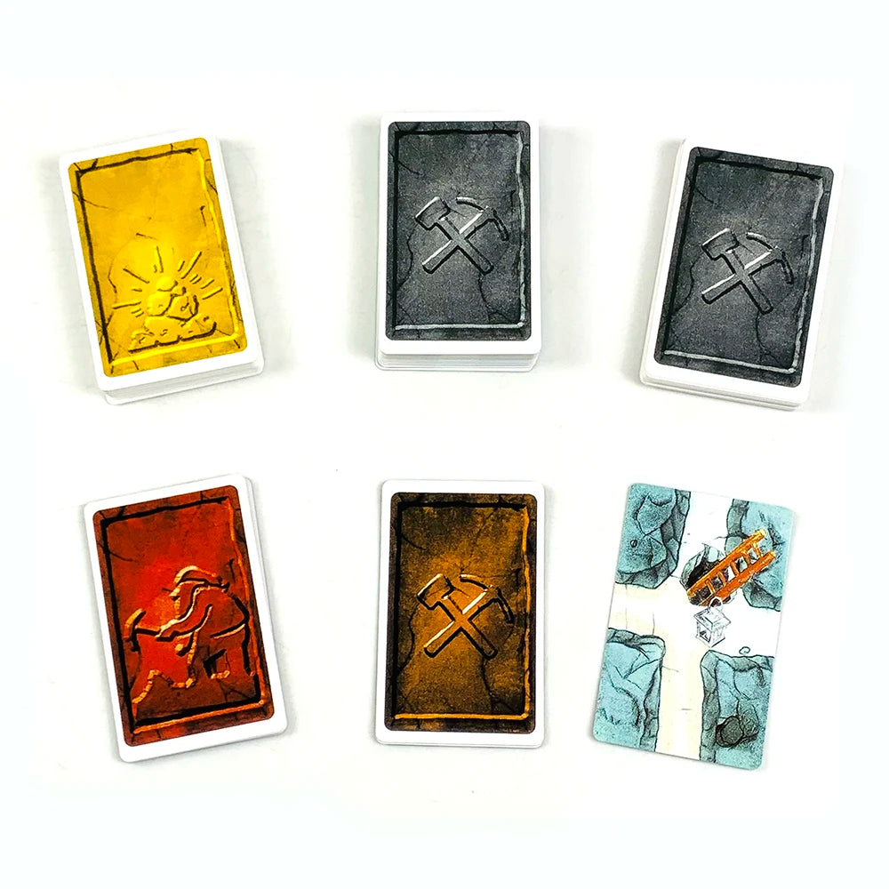 Board Game Cards Table Games English Version Card Games Dwarf Gold Mine Digging Miner Card Game Halloween and Christmas Games