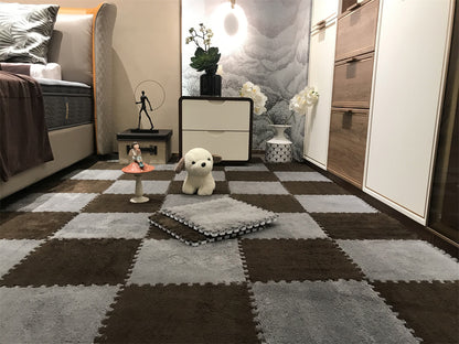 Soft Plush  Baby Play Mat EVA Foam Children's Carpet Interlocking Exercise Tiles Floor Carpet And Rug for Kids Pad 30*30 CM